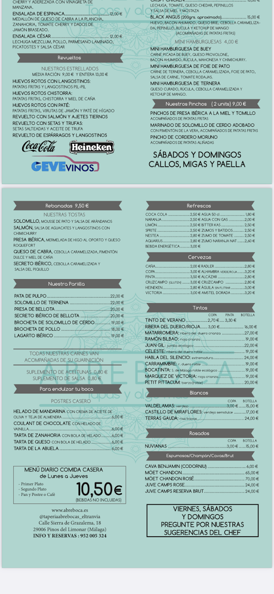 Taperia Abrebocas Photo Menu 2