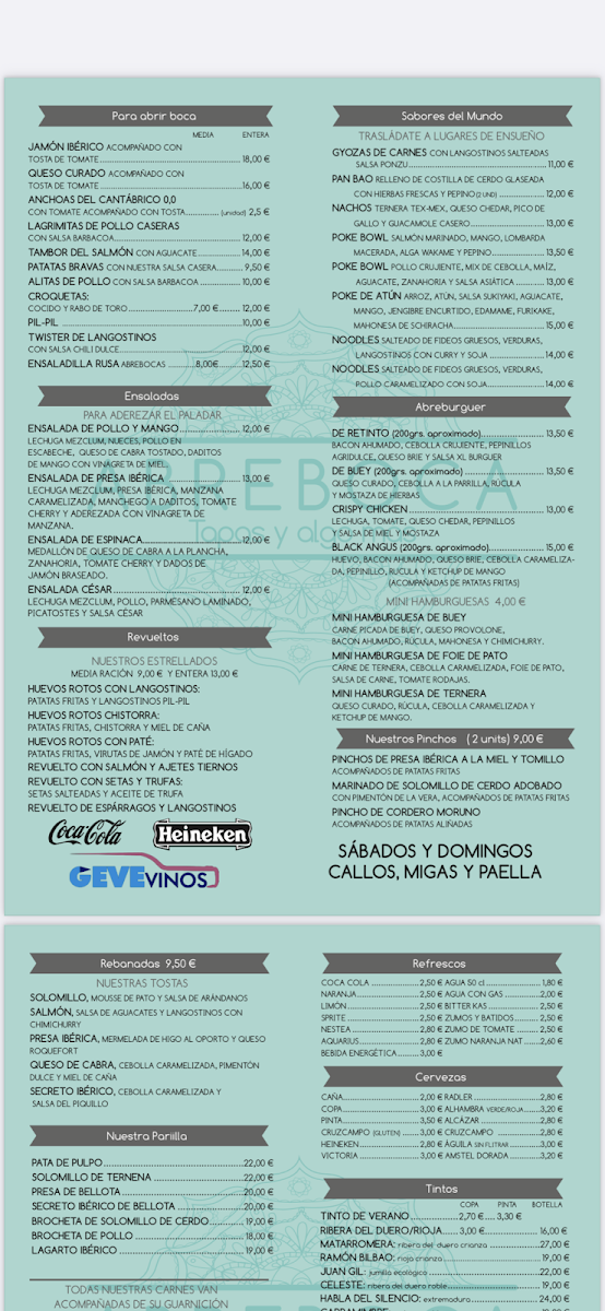 Taperia Abrebocas Photo Menu 3