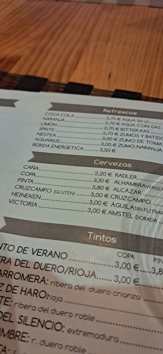 Taperia Abrebocas Photo Menu 8