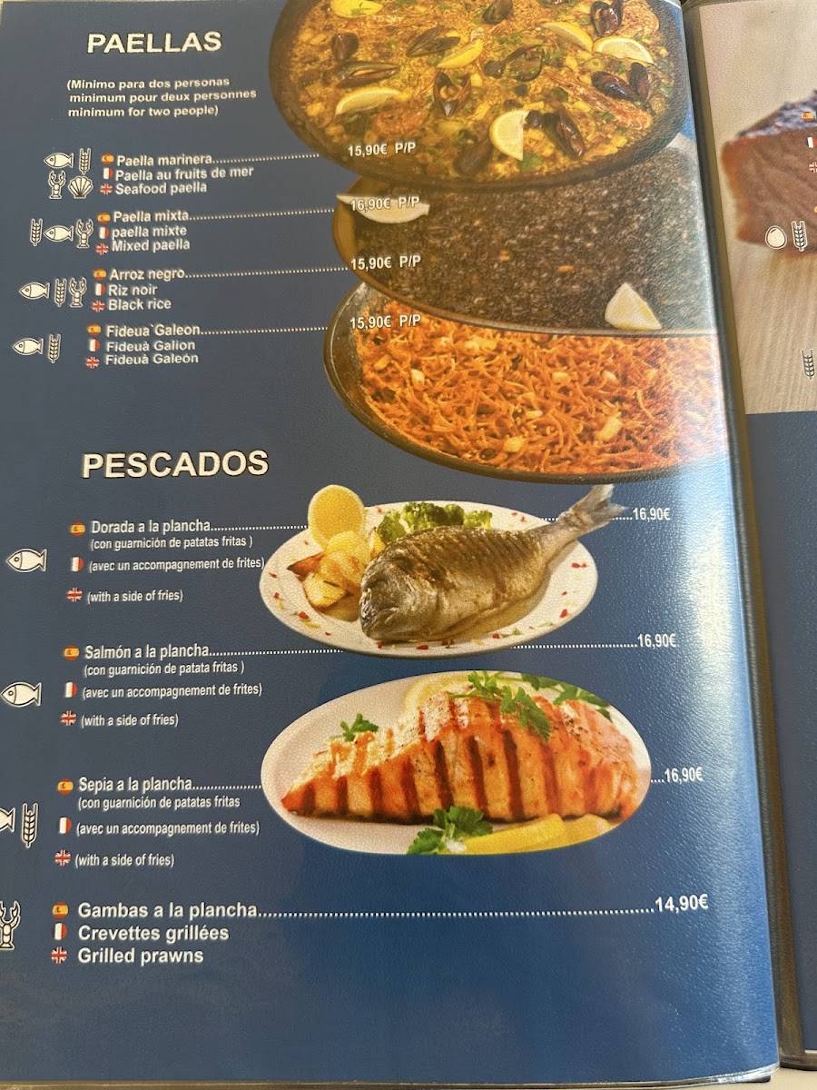 Bar Restaurant El Galeón Photo Menu 2