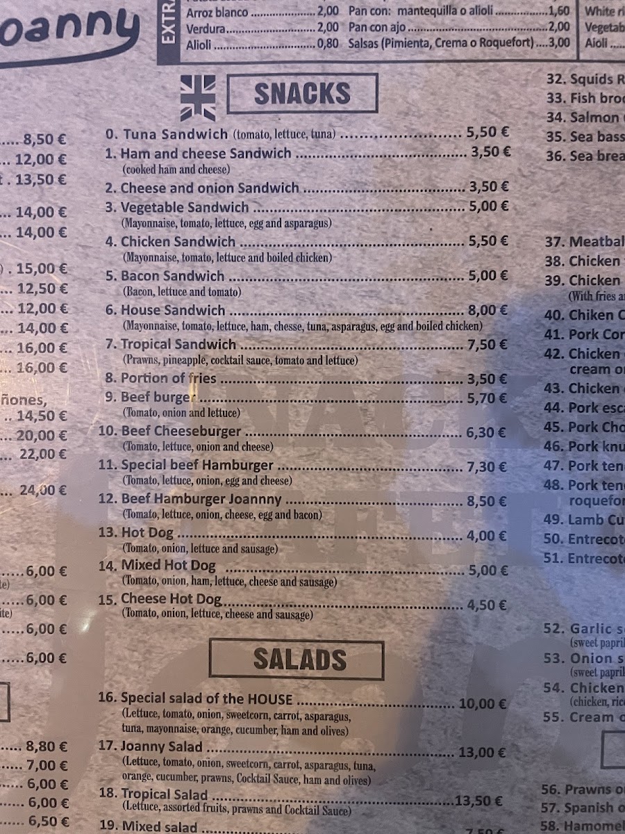 Restaurante Joanny Photo Menu 10