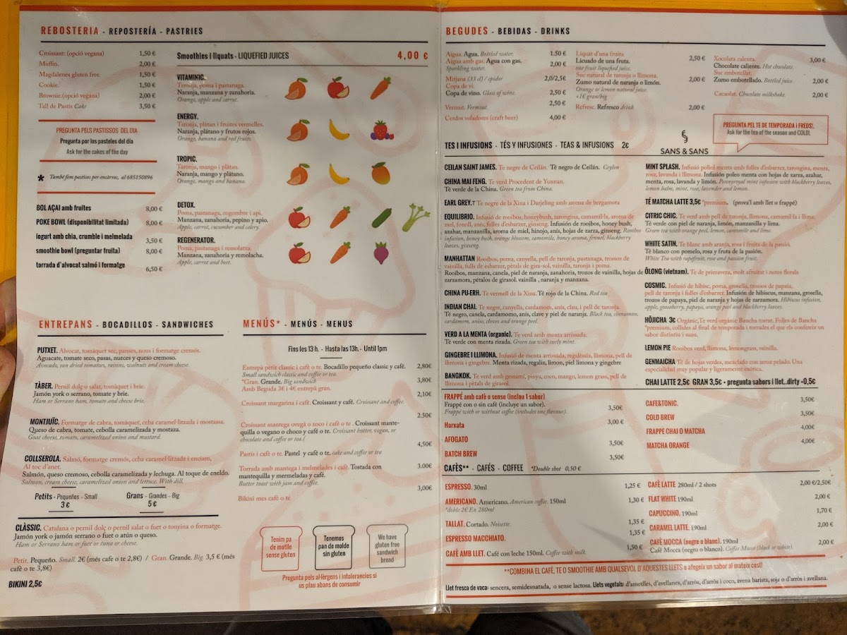 Tàber Cafè Photo Menu 3