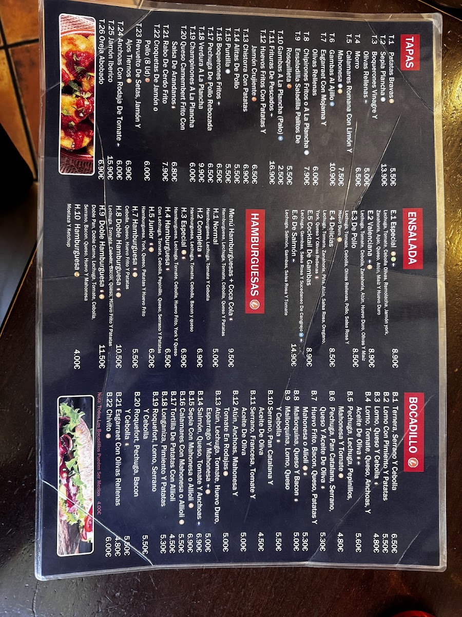 El Perita Photo Menu 1
