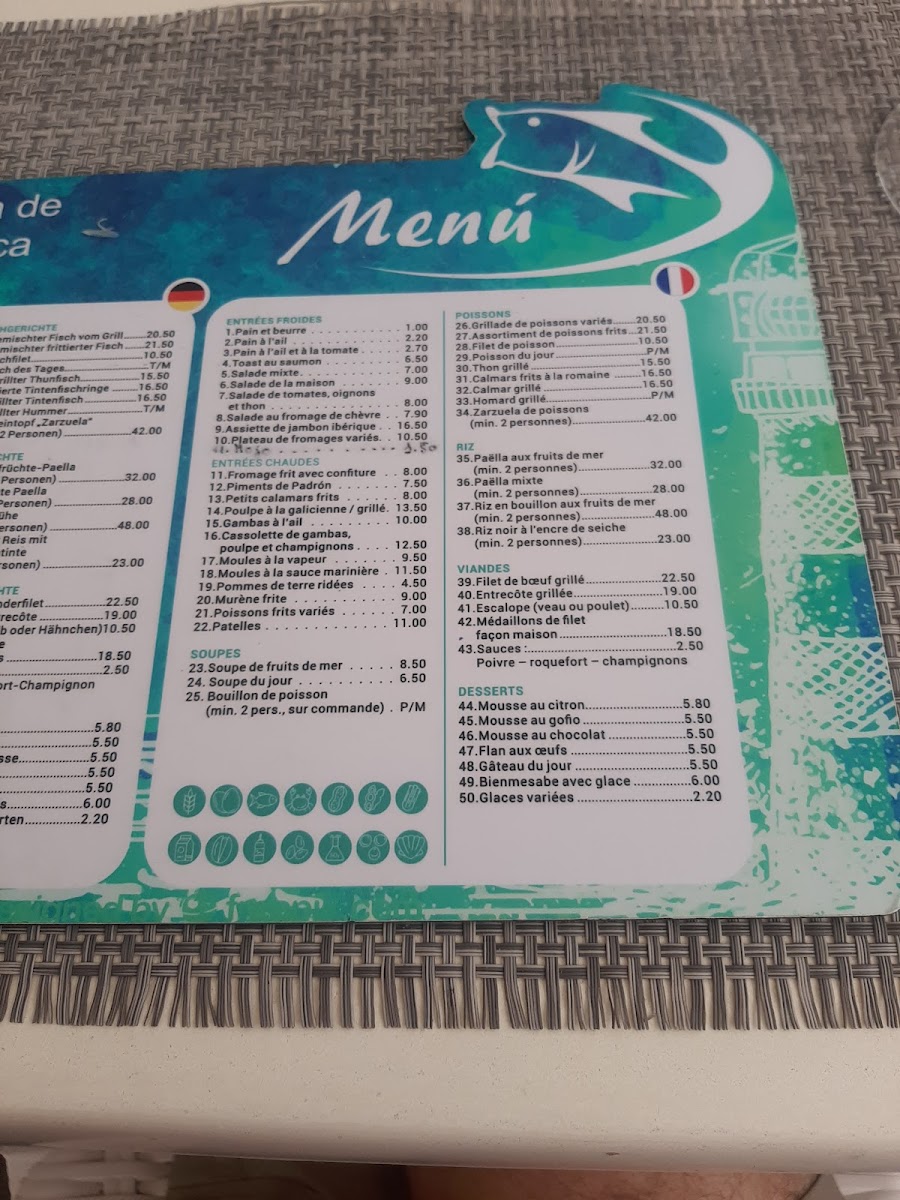 Cofradía de Pescadores Restaurante Photo Menu 5