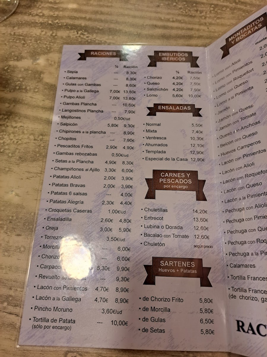 Taberna La Alegría Photo Menu 7