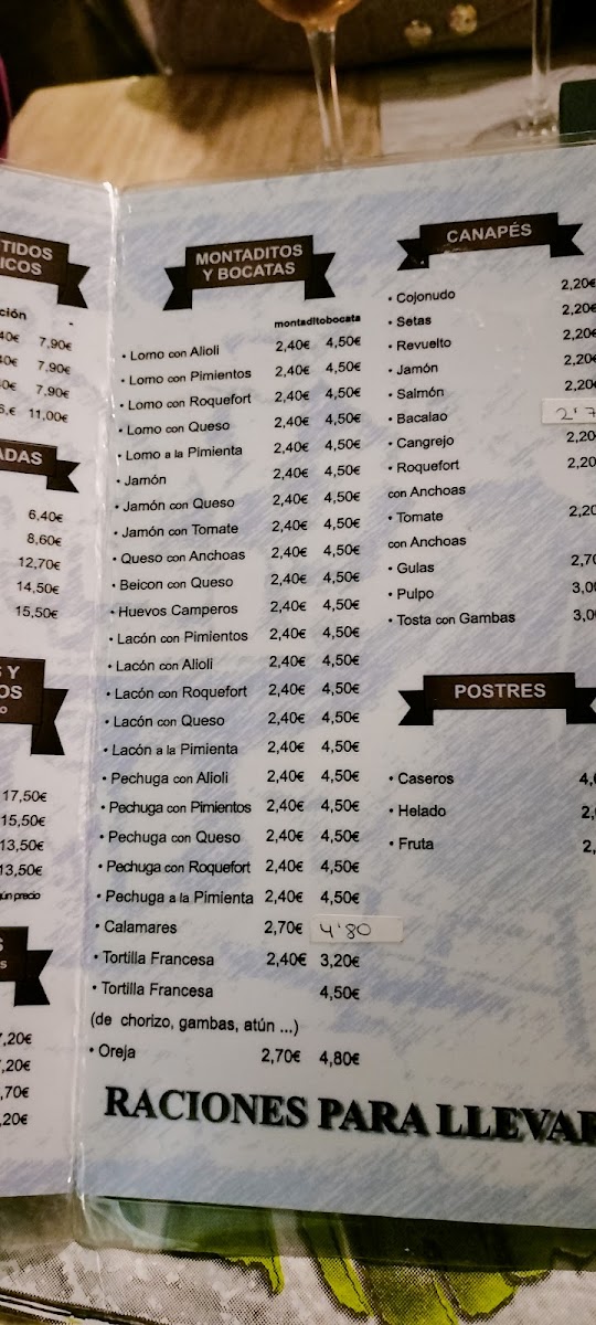 Taberna La Alegría Photo Menu 9