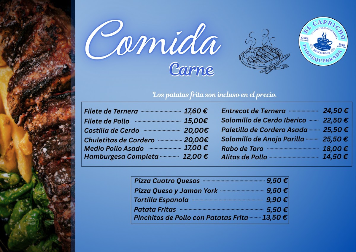 El Capricho de Torrequebrada Photo Menu 5