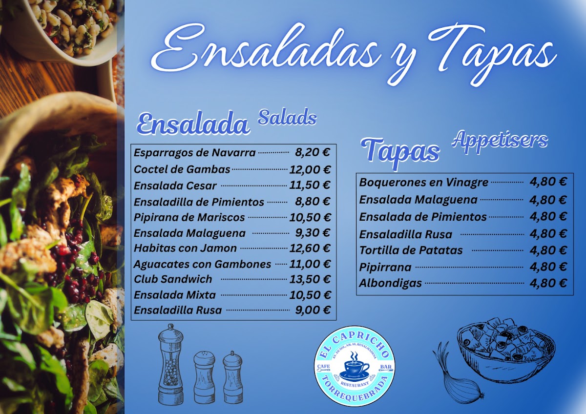 El Capricho de Torrequebrada Photo Menu 9