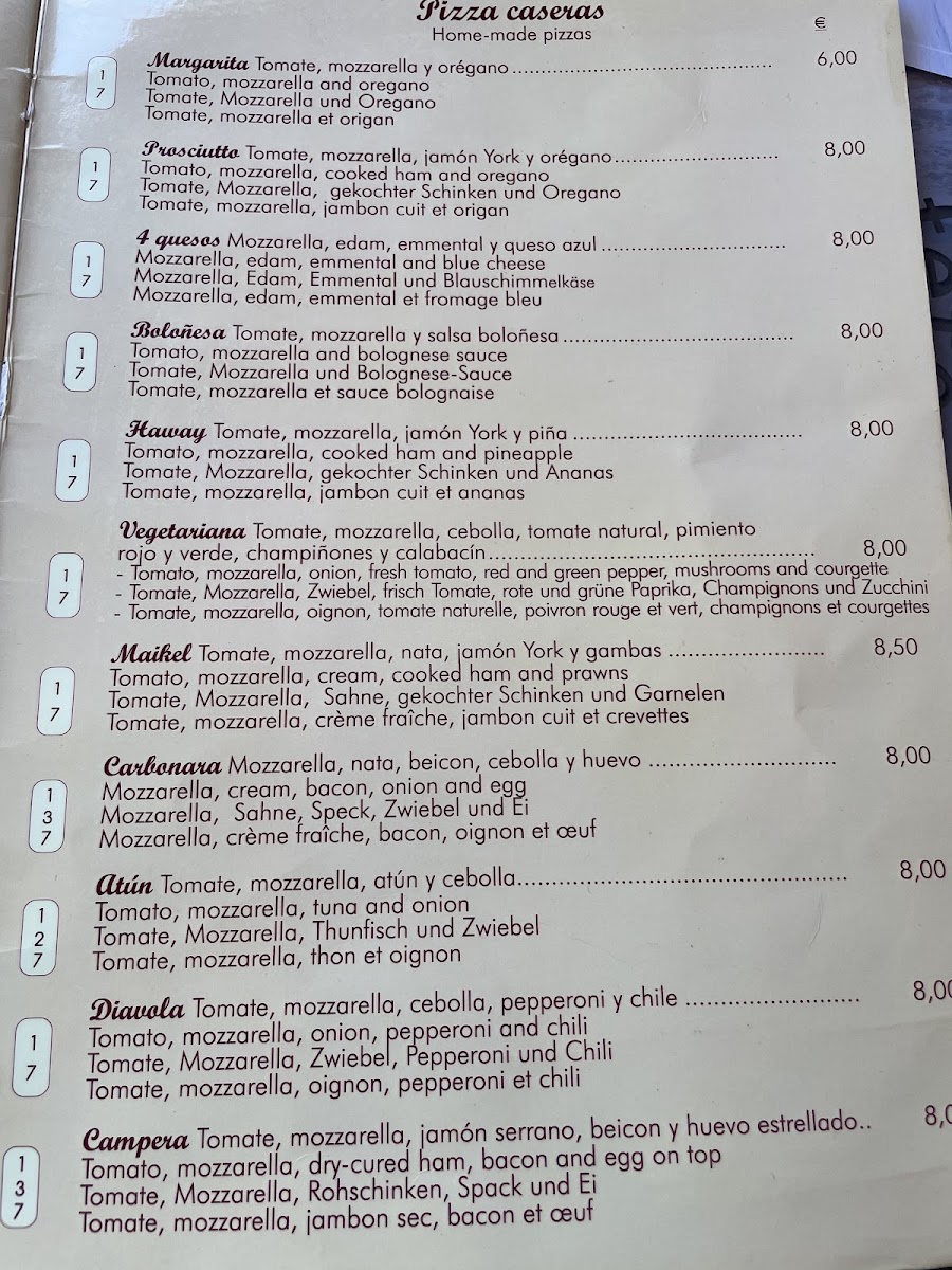 Mirasol Restaurant Photo Menu 3