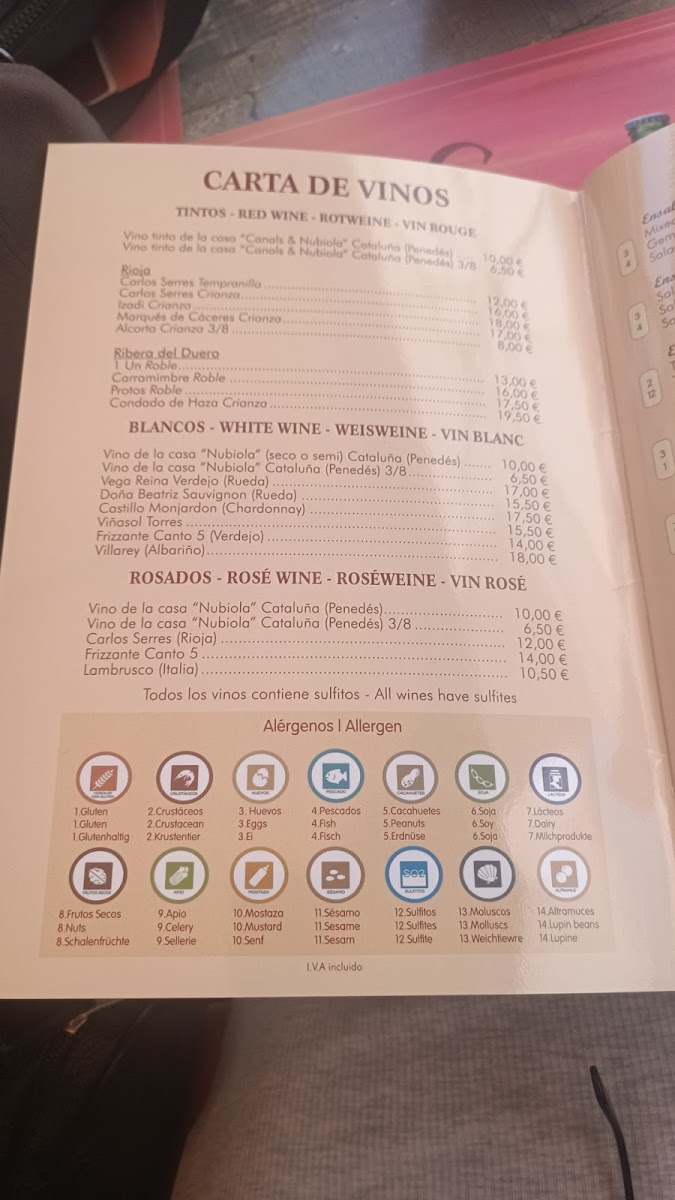 Mirasol Restaurant Photo Menu 4