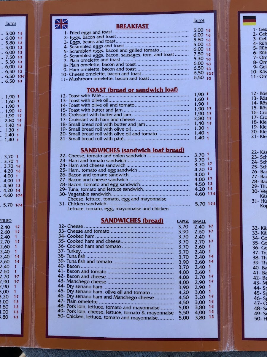 Mirasol Restaurant Photo Menu 5