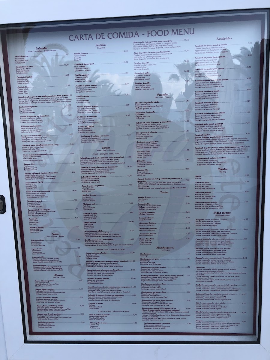 Mirasol Restaurant Photo Menu 9