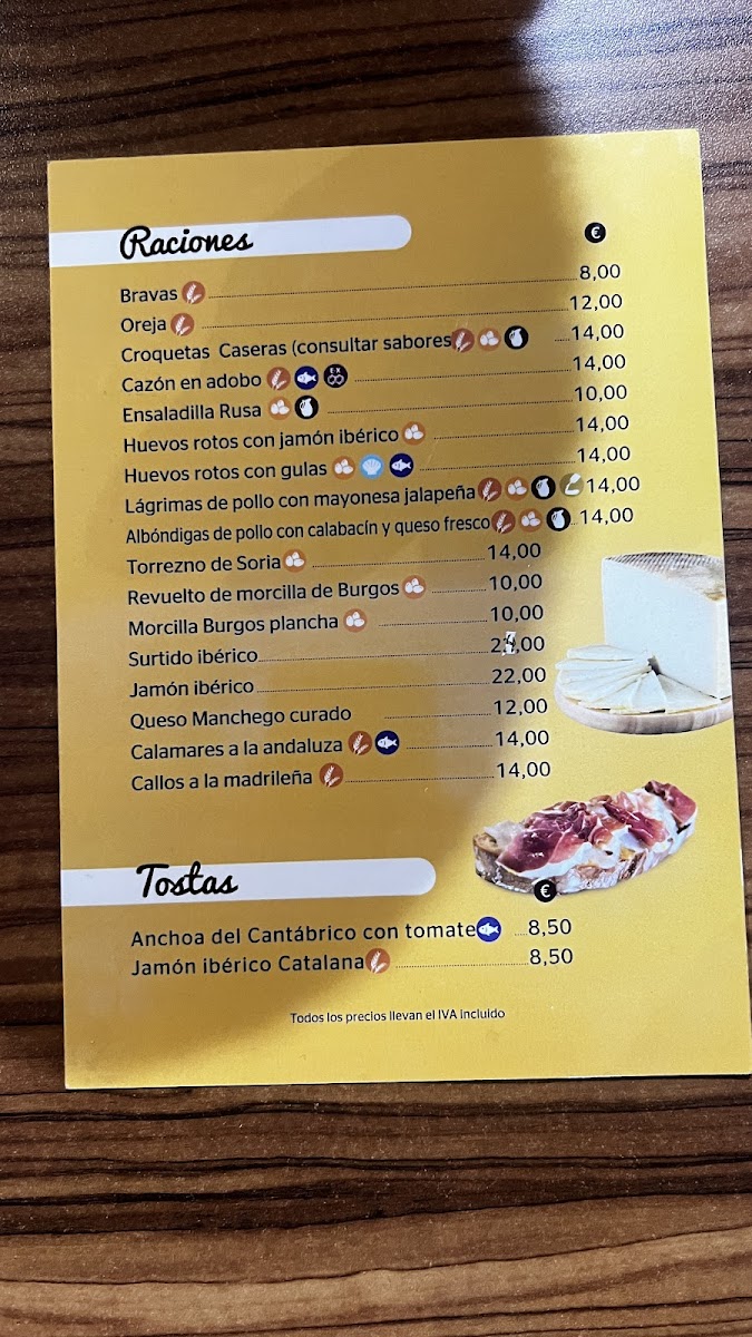 Restaurante La Braña Photo Menu 1