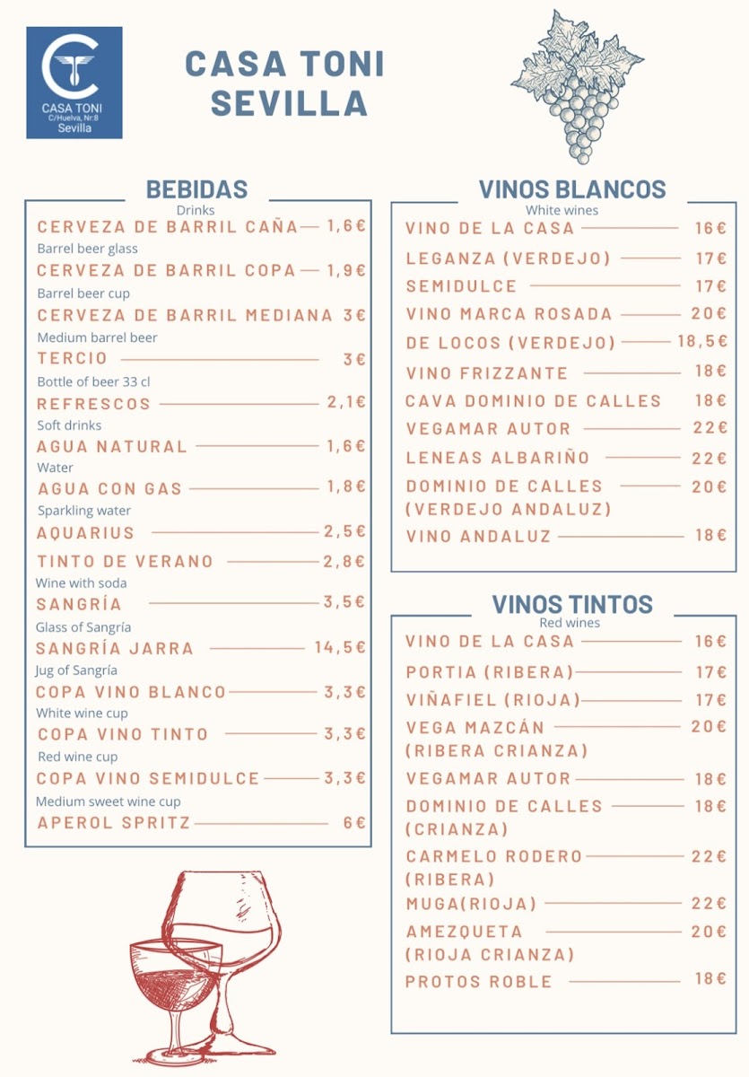 Restaurante Casa Toni Photo Menu 2