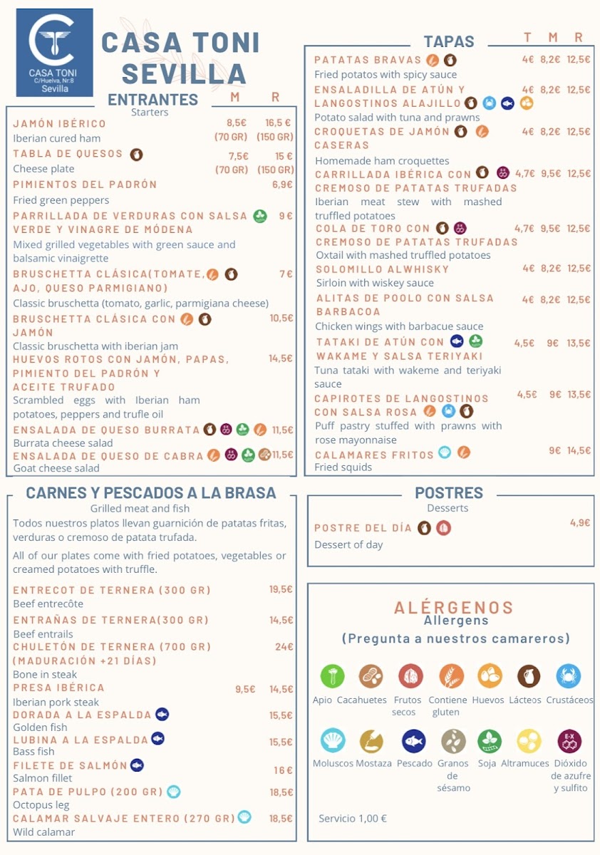 Restaurante Casa Toni Photo Menu 3
