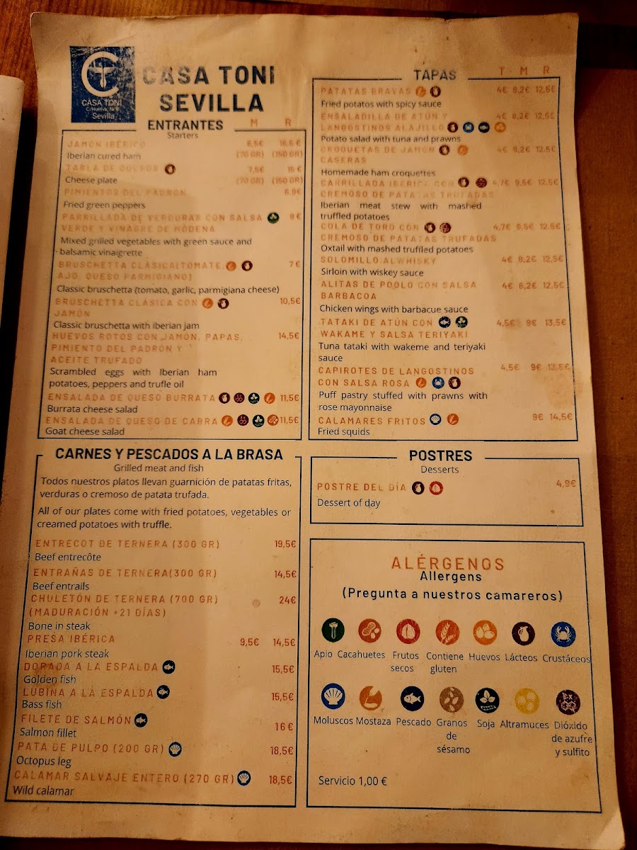 Restaurante Casa Toni Photo Menu 5