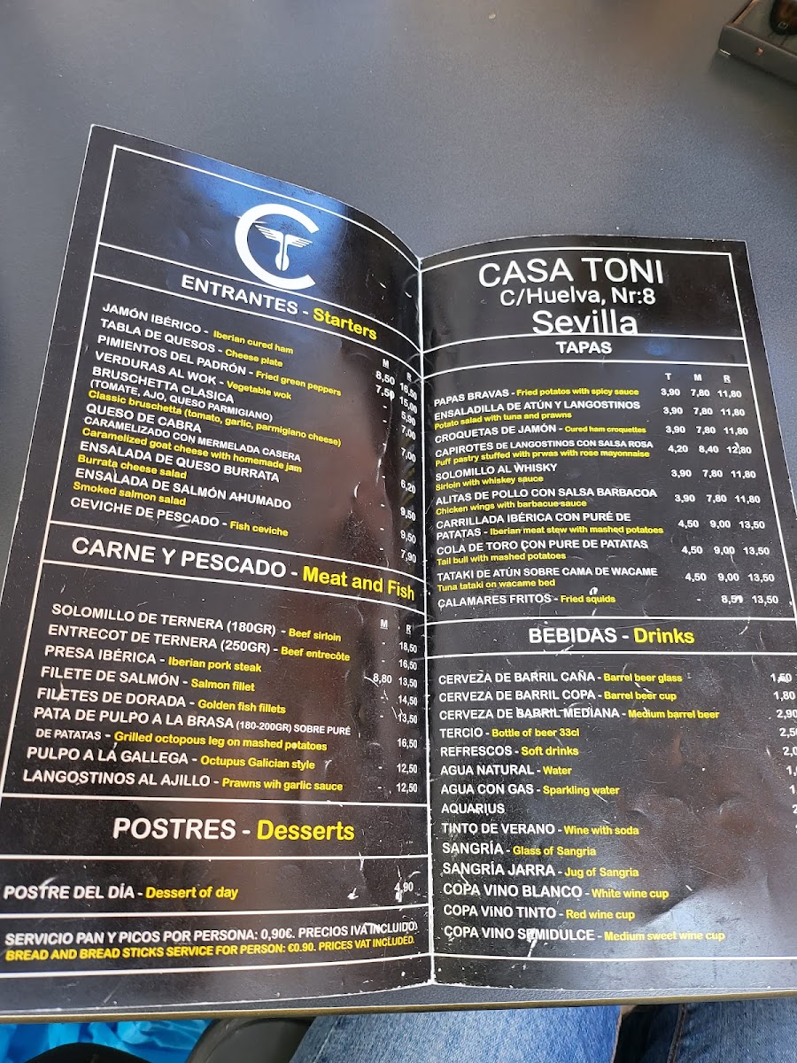 Restaurante Casa Toni Photo Menu 7