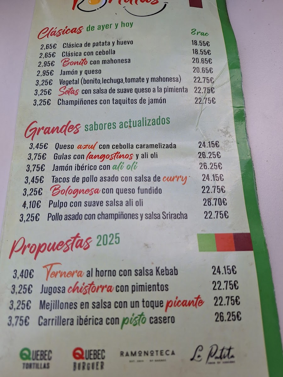 Quebec ( Plaza de las cervezas) Photo Menu 1