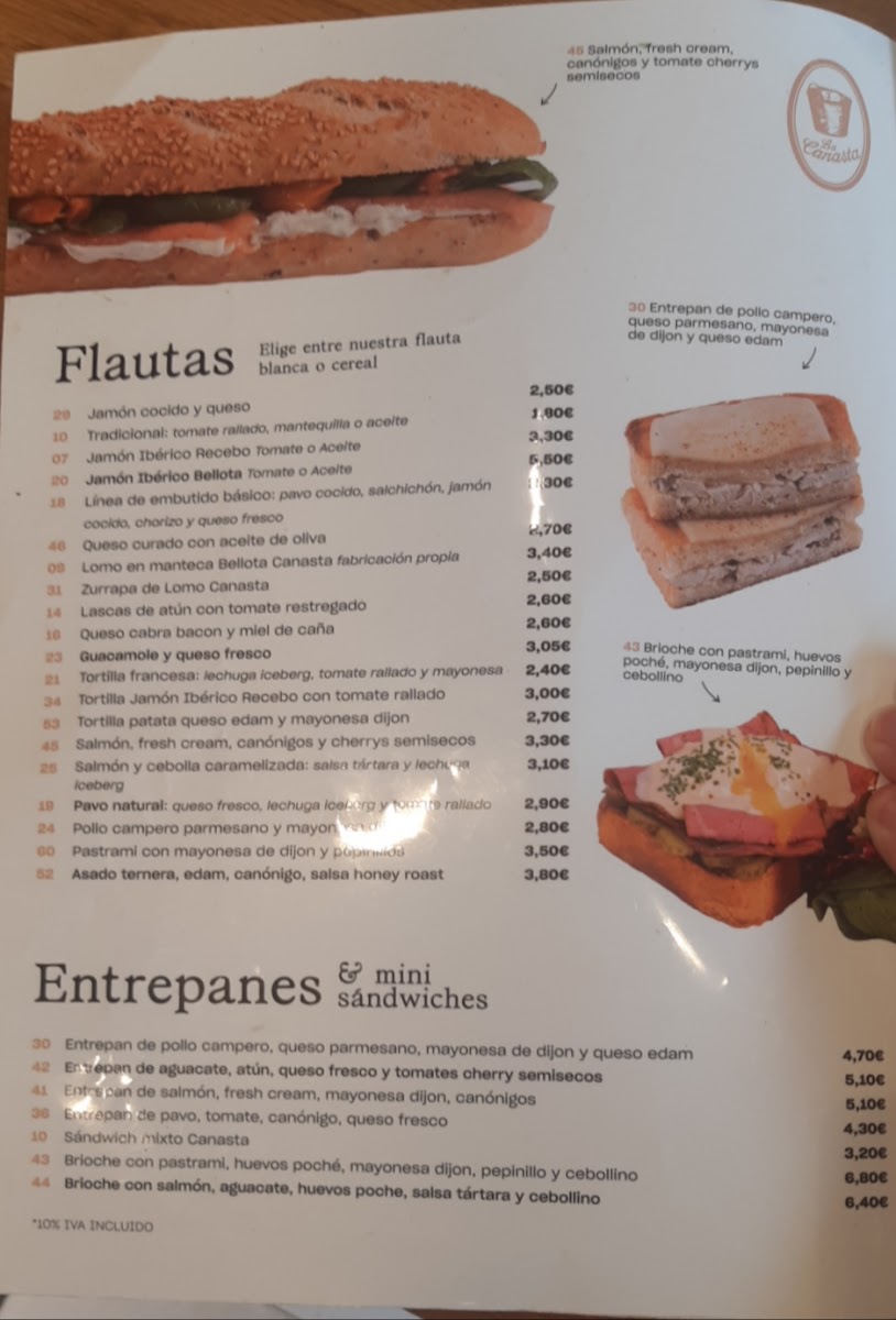 La Canasta Fuengirola Photo Menu 10