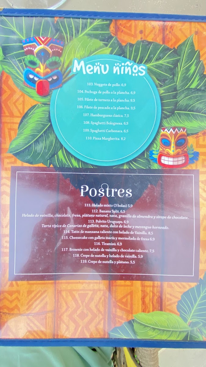 Waikiki Restaurant Snack Bar Grill Photo Menu 2