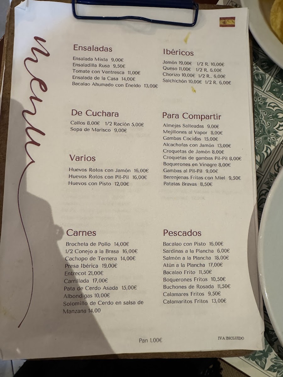 HIERBABUENA RESTAURANTE Photo Menu 2