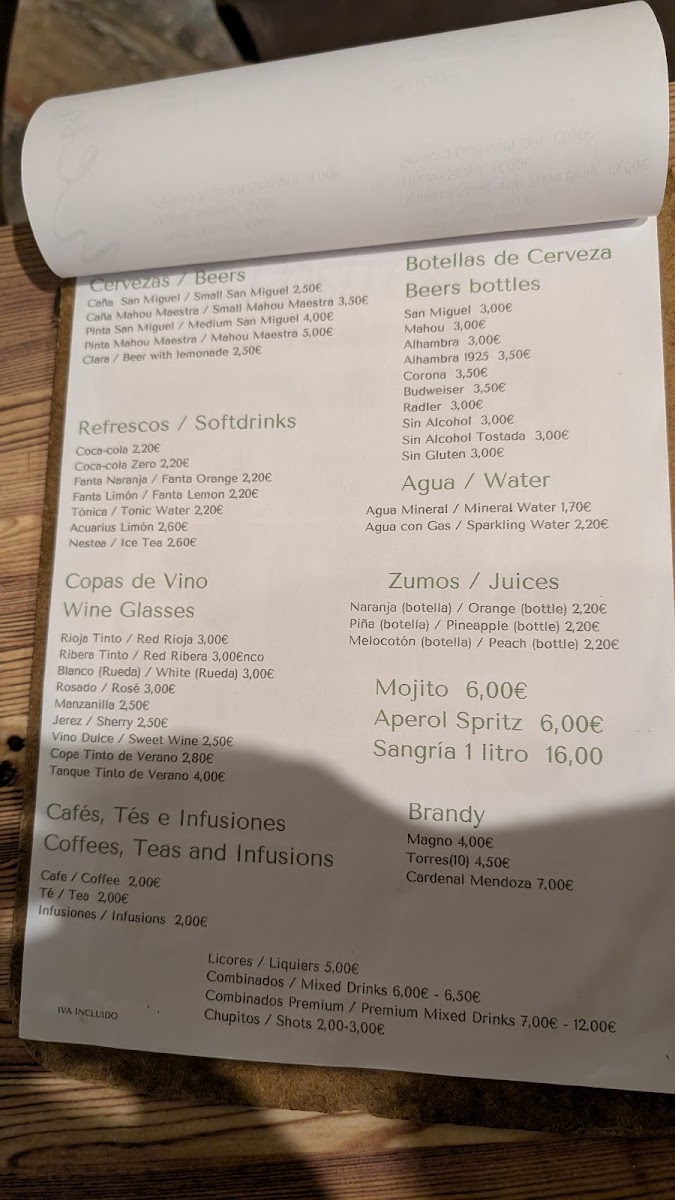 HIERBABUENA RESTAURANTE Photo Menu 5