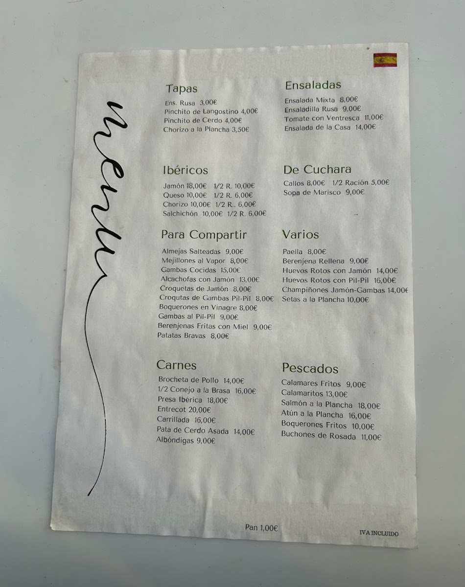 HIERBABUENA RESTAURANTE Photo Menu 7