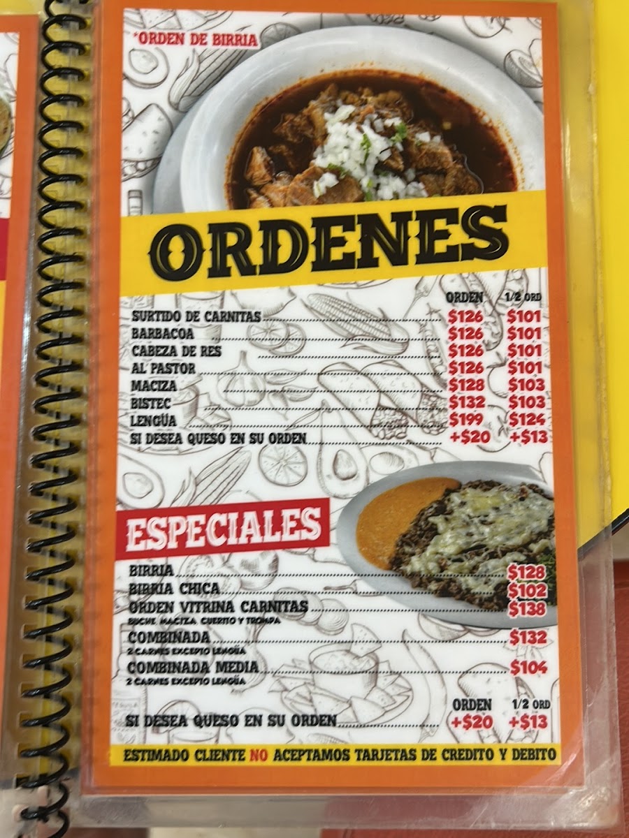 El Ranchero Photo Menu 5
