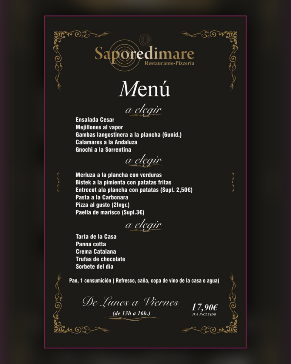 Restaurante Sapore di Mare Photo Menu 3