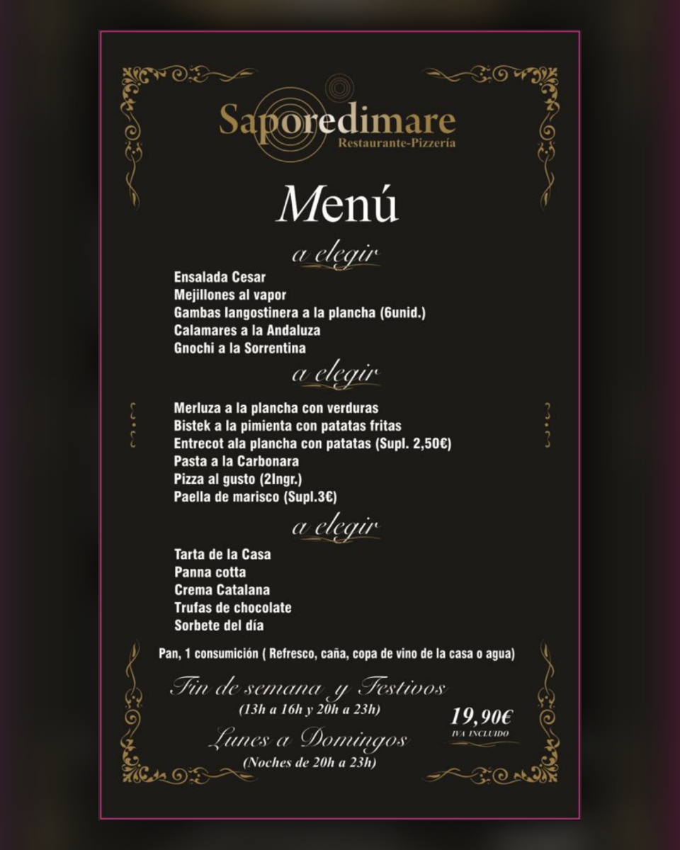 Restaurante Sapore di Mare Photo Menu 4