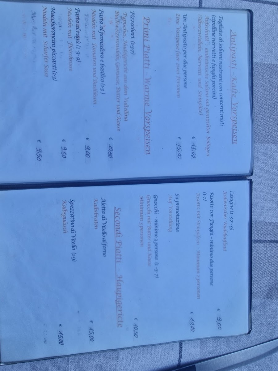Bar Trattoria S.Anna Photo Menu 3