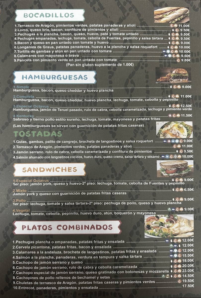 Cafetería restaurante Octavus Photo Menu 3