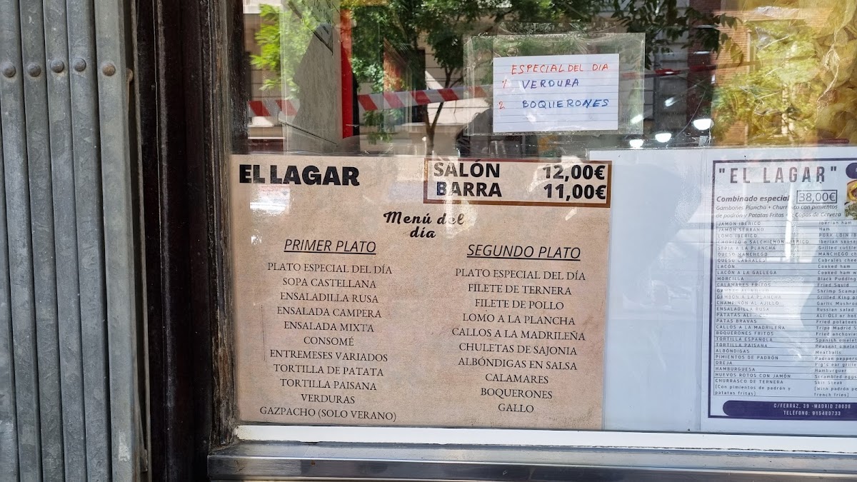 Restaurante El Lagar Photo Menu 10