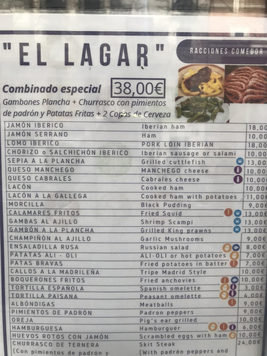 Restaurante El Lagar Photo Menu 8