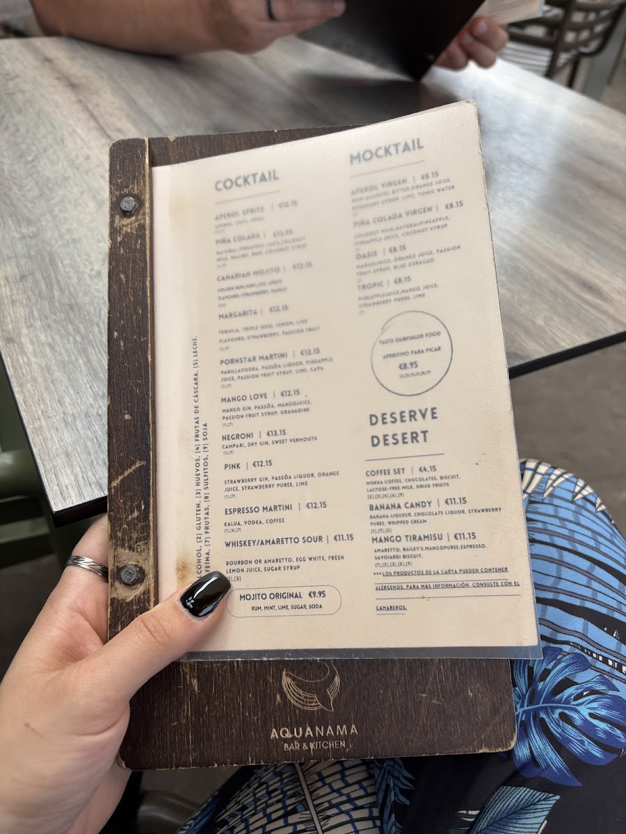 Aquanama Photo Menu 8