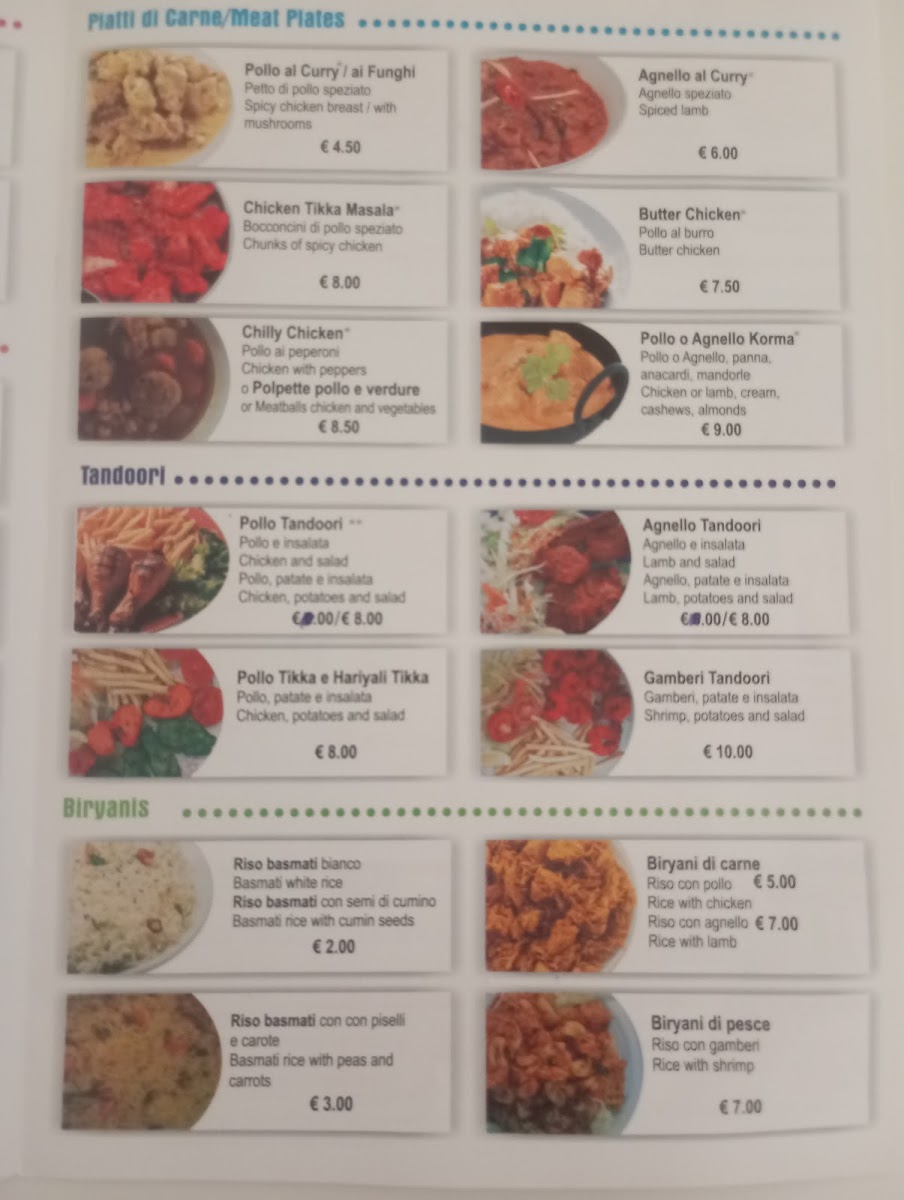 Namastè Indian Tandoori Food Photo Menu 10