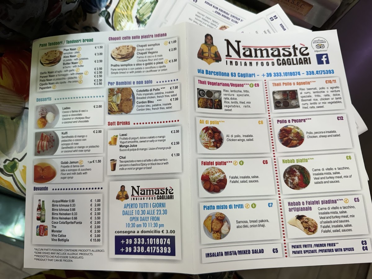 Namastè Indian Tandoori Food Photo Menu 6