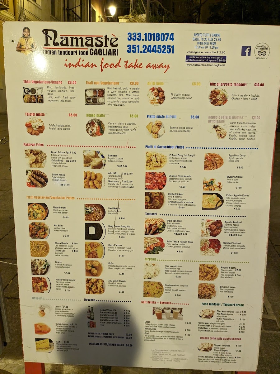 Namastè Indian Tandoori Food Photo Menu 7