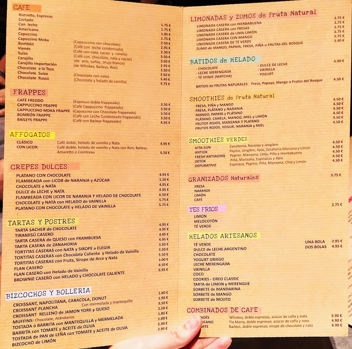 Art Caffe Photo Menu 5