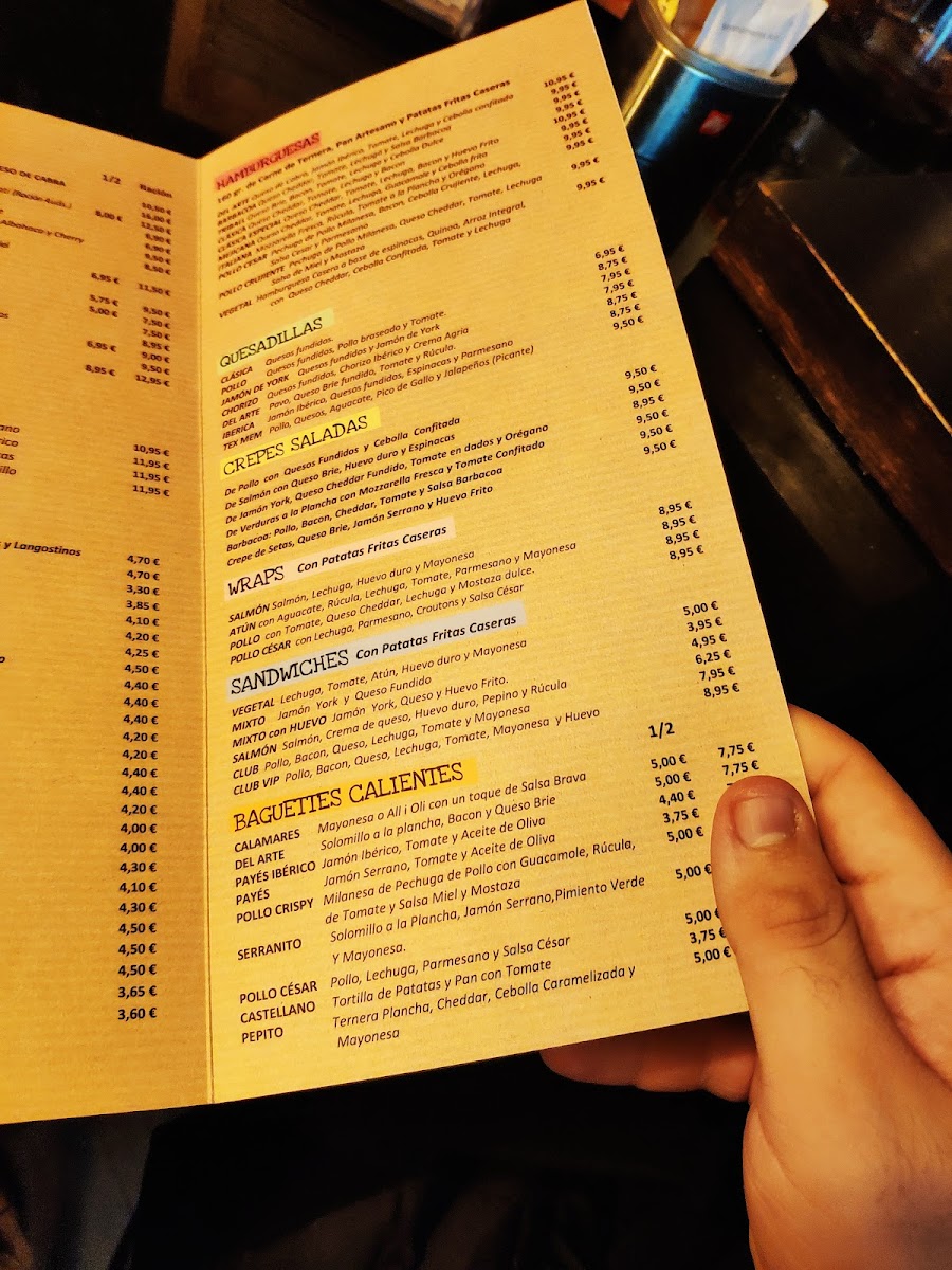 Art Caffe Photo Menu 6