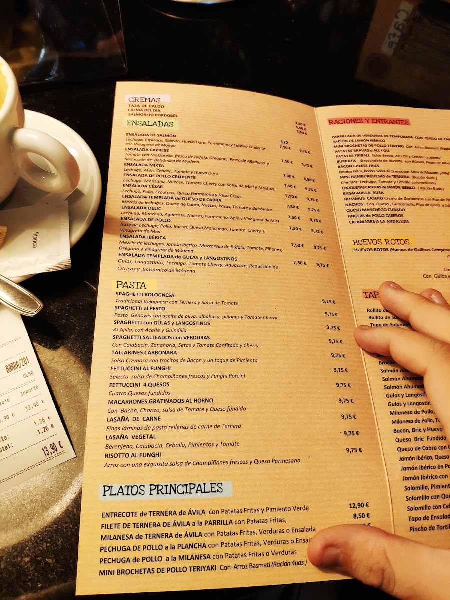 Art Caffe Photo Menu 8