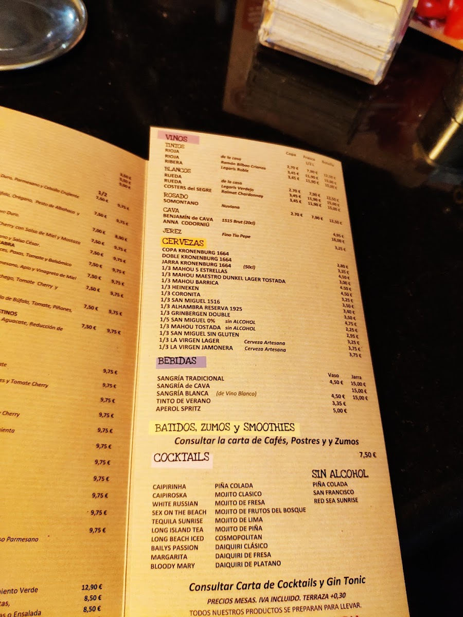 Art Caffe Photo Menu 9