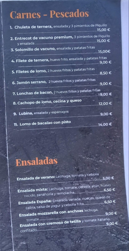 Café-Bar España Photo Menu 1