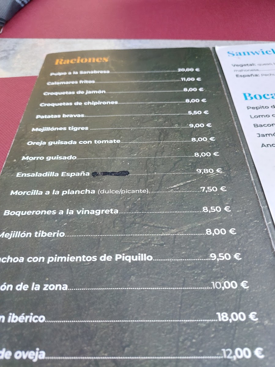 Café-Bar España Photo Menu 8