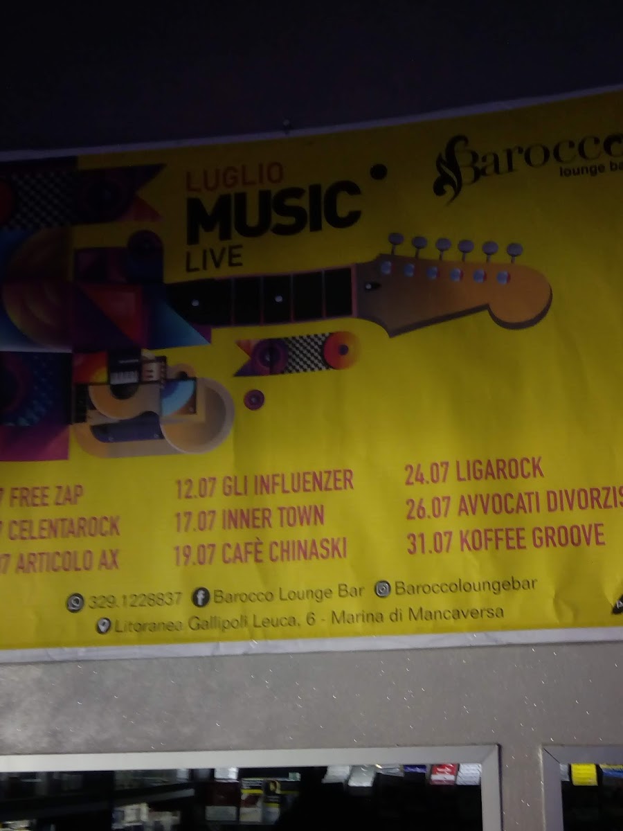 Barocco Lounge Bar Photo Menu 1