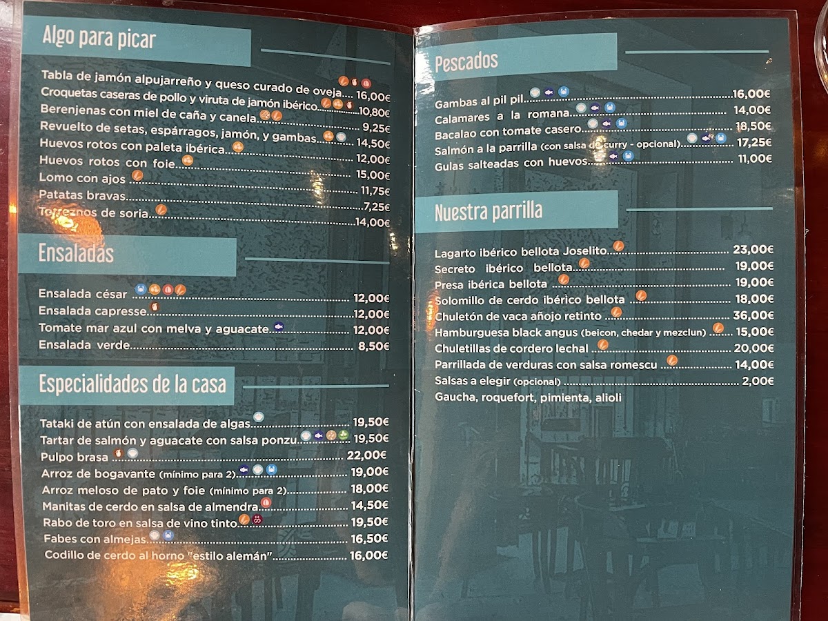 Trinidad Plaza Photo Menu 2