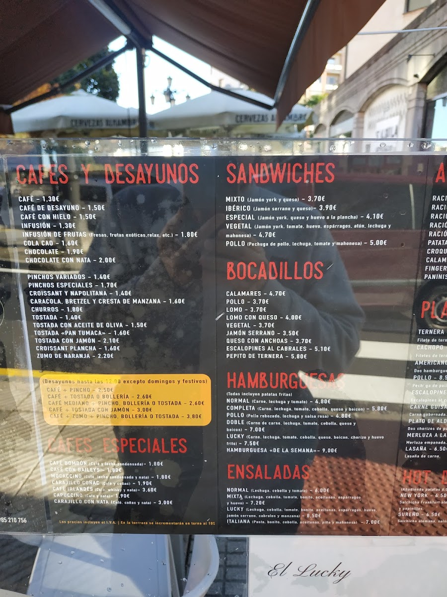 Cafetería Lucky Photo Menu 3