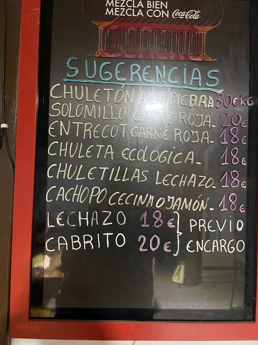Bar Restaurante La Gloria Photo Menu 3