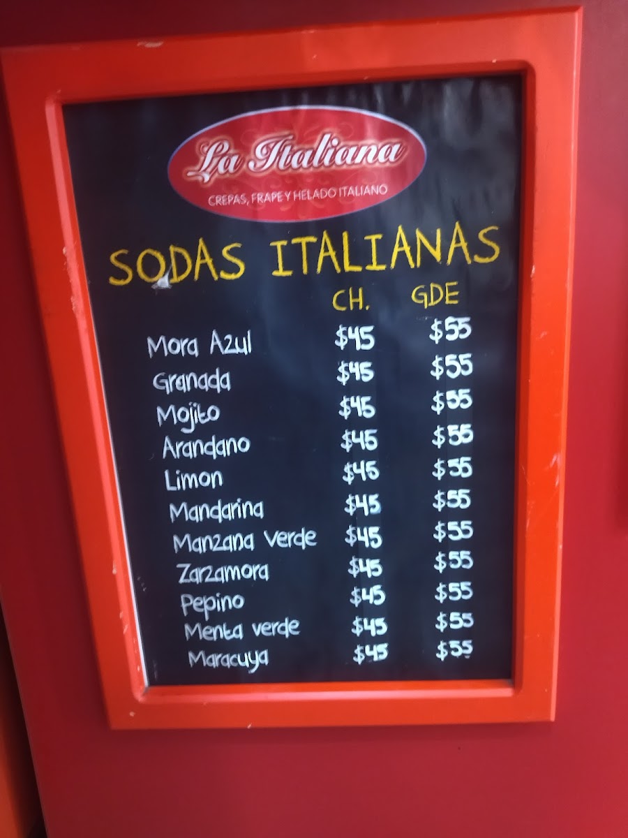 La italiana Photo Menu 5