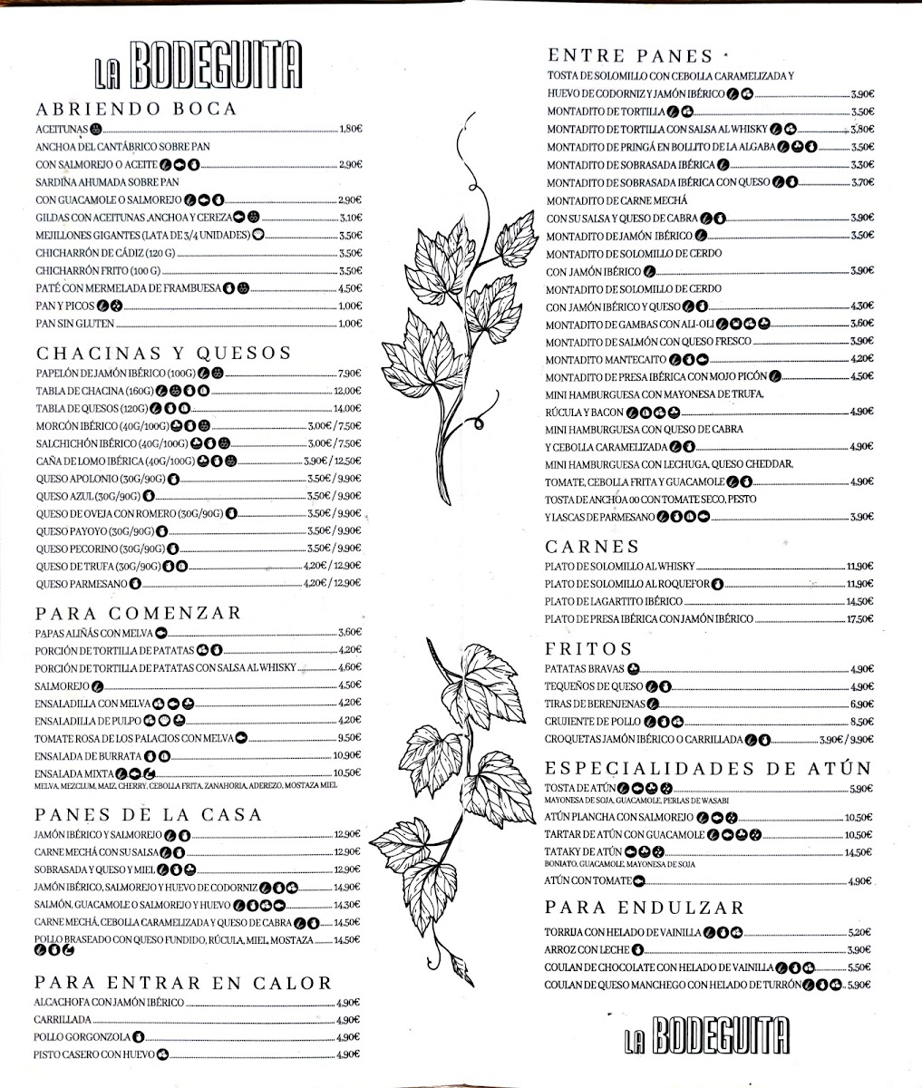 Bar Sapiens Photo Menu 1